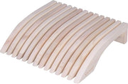 Supporto per la testa in sauna realizzato con legno di betulla robusto, supporto per il collo, supporto per la testa, cuscino per la testa in sauna, supporto per la testa per sauna.