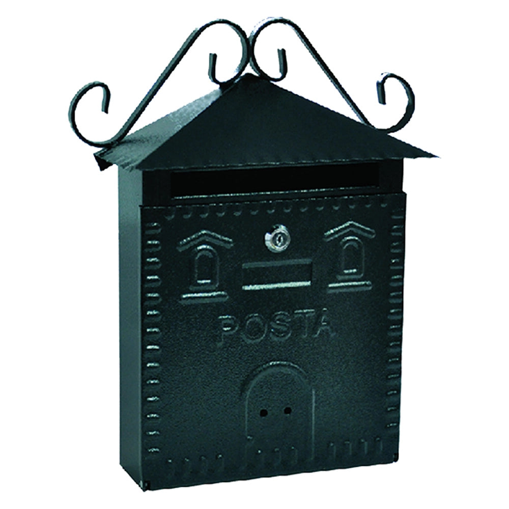 1pz cassetta postale cm 30 x 10 x h 36 - rame antracite cod:ferx.313178nlm