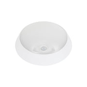 Alcapower Plafoniera LED Rotonda 15W IP65 con Sensore PIR, Temperatura Colore Selezionabile 3000K/4000K/6500K, Efficienza 93lm/W, 1400lm, Bianco