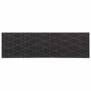Tappeto da Cucina antracite a quadretti 180 x 60 cm 42045729
