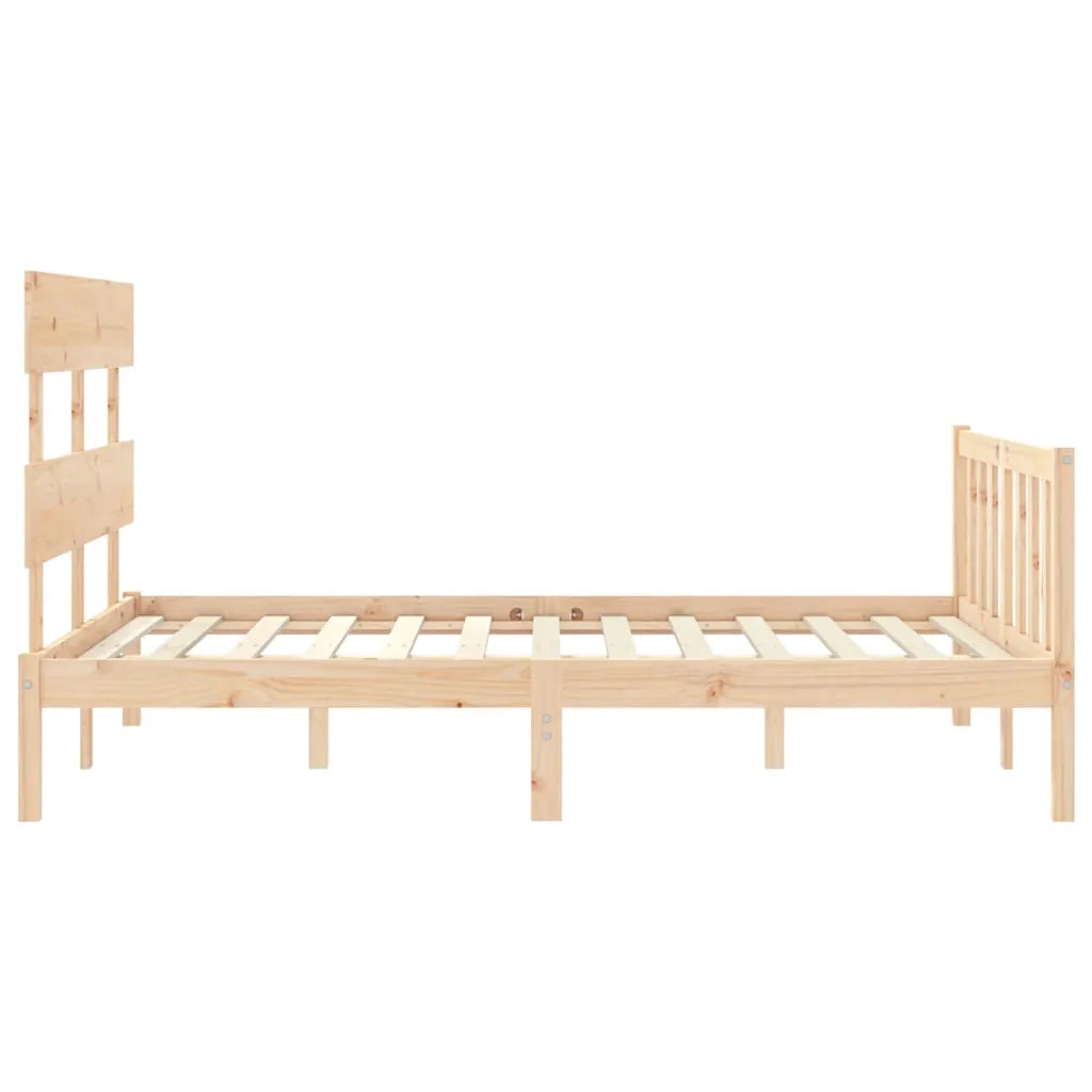 Giroletto senza Materasso 140x200 cm in Legno Massello di Pino 3193271