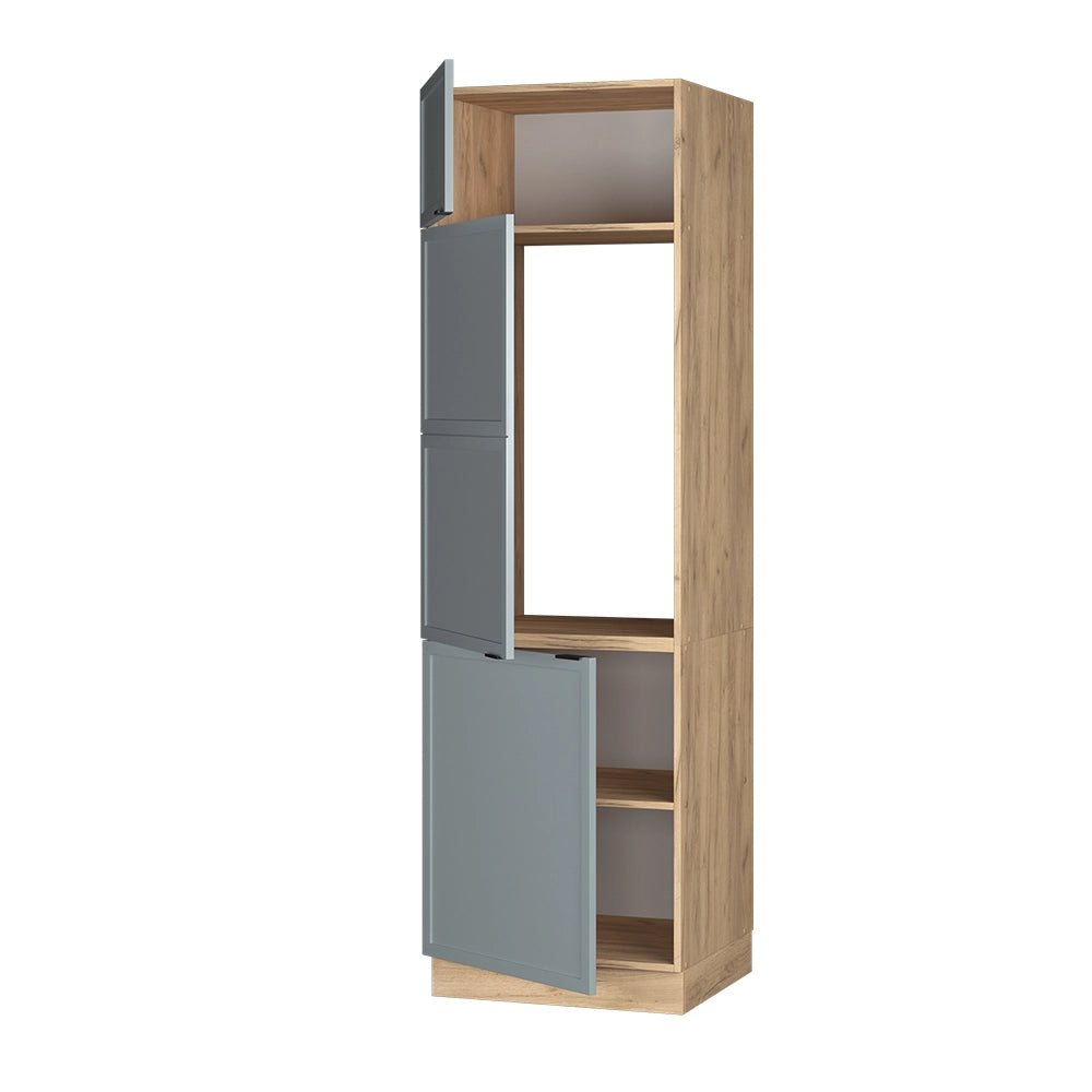 Vicco Armadio frigorifero Blu-grigio chiaro 60 cm