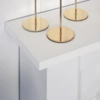 Camino Elettrico 1000W e 2000W, Effetto Fiamma con LED a 5 Livelli Telecomando Vetro Temperato Bianco 102x30x95cm
