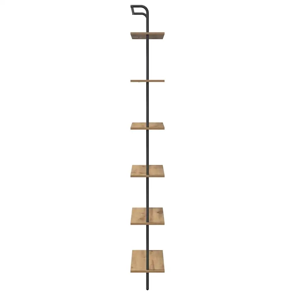 Libreria Rovere artigianale 60 x 24 x 203 cm Legno multistrato