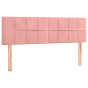 Testiera | Testata Rosa 144x5x78/88 cm in Velluto