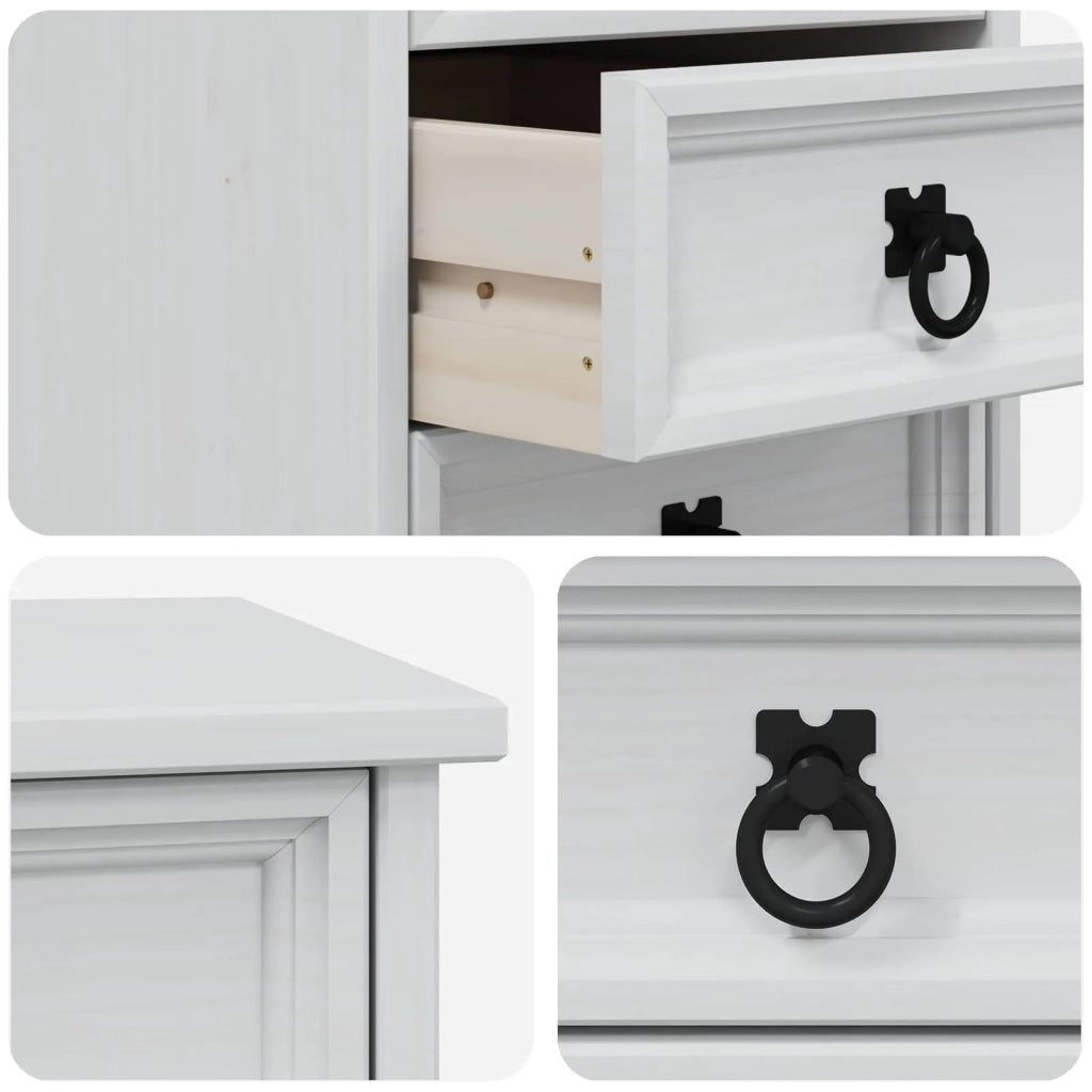 Armadietto Rotolante con Cassetti CORONA Bianco 42040536