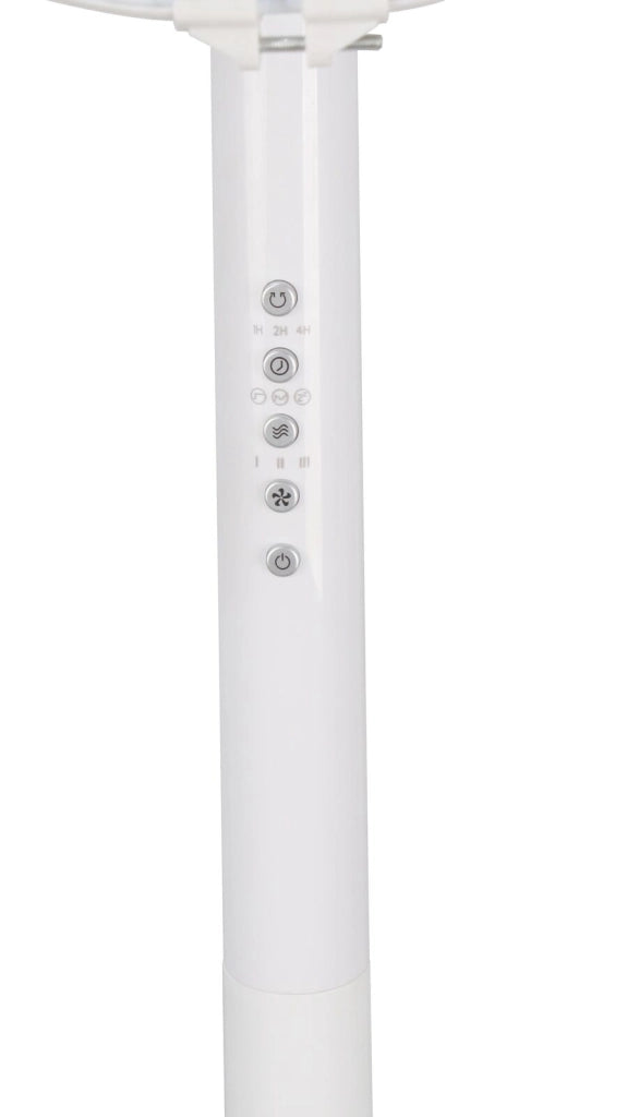 Argo Standy Evo White Ventilatore a Piantana con Telecomando e Design Moderno per un Comfort Ottimale