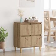 Credenza-Buffet-Armadio da cucina Rovere artigianale 60 x 35 x 70 cm Legno multistrato 304954