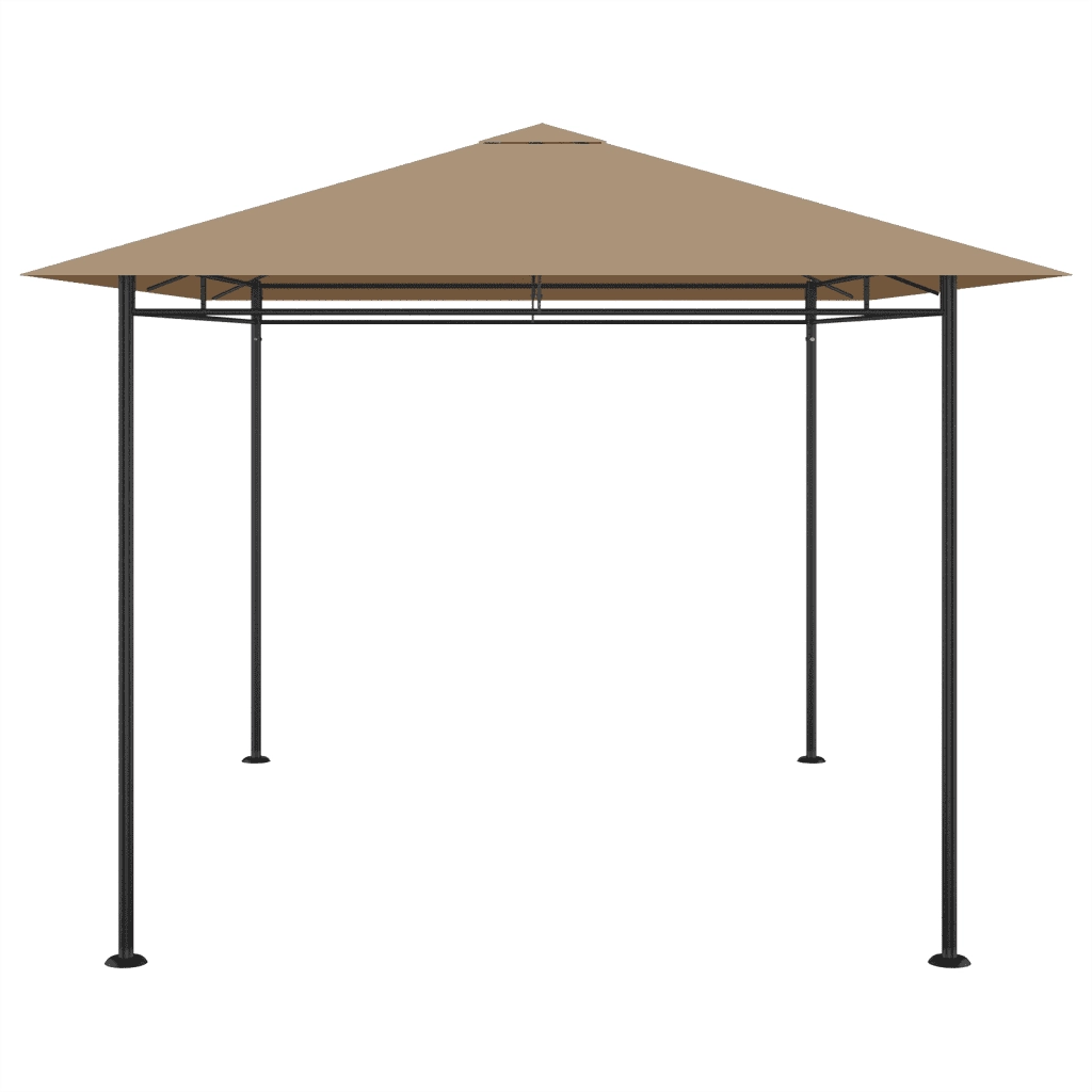 Gazebo 384x281x270 cm Grigio Talpa 180 g/m² 313922