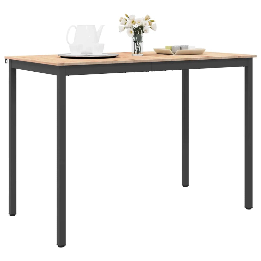 Tavolo da bar Naturale 150 x 80 x 105 cm Pino massello 892809