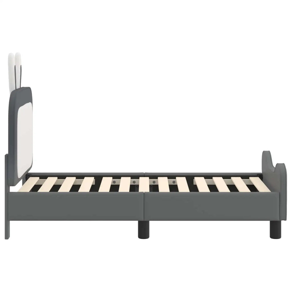 Struttura letto per bambini con testata Grigio chiaro PU 42011086