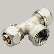 RACCORDO A TEE FEMMINA  26 x 3/4 x 26     TIEMME