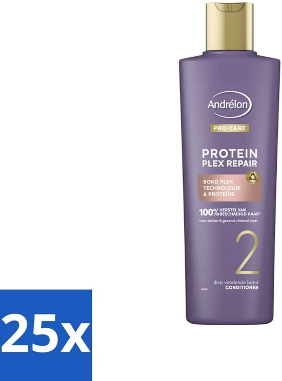 25 x Condizionatore - Riparazione Capelli - 250 ml - Capelli Danneggiati - Proteine - Tecnologia Bond Plex - Curatela dei Capelli