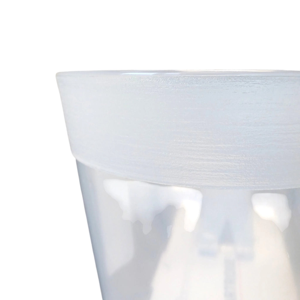 VASO DANTE LOOK D.15XH17,5CM TRASPARENTE.