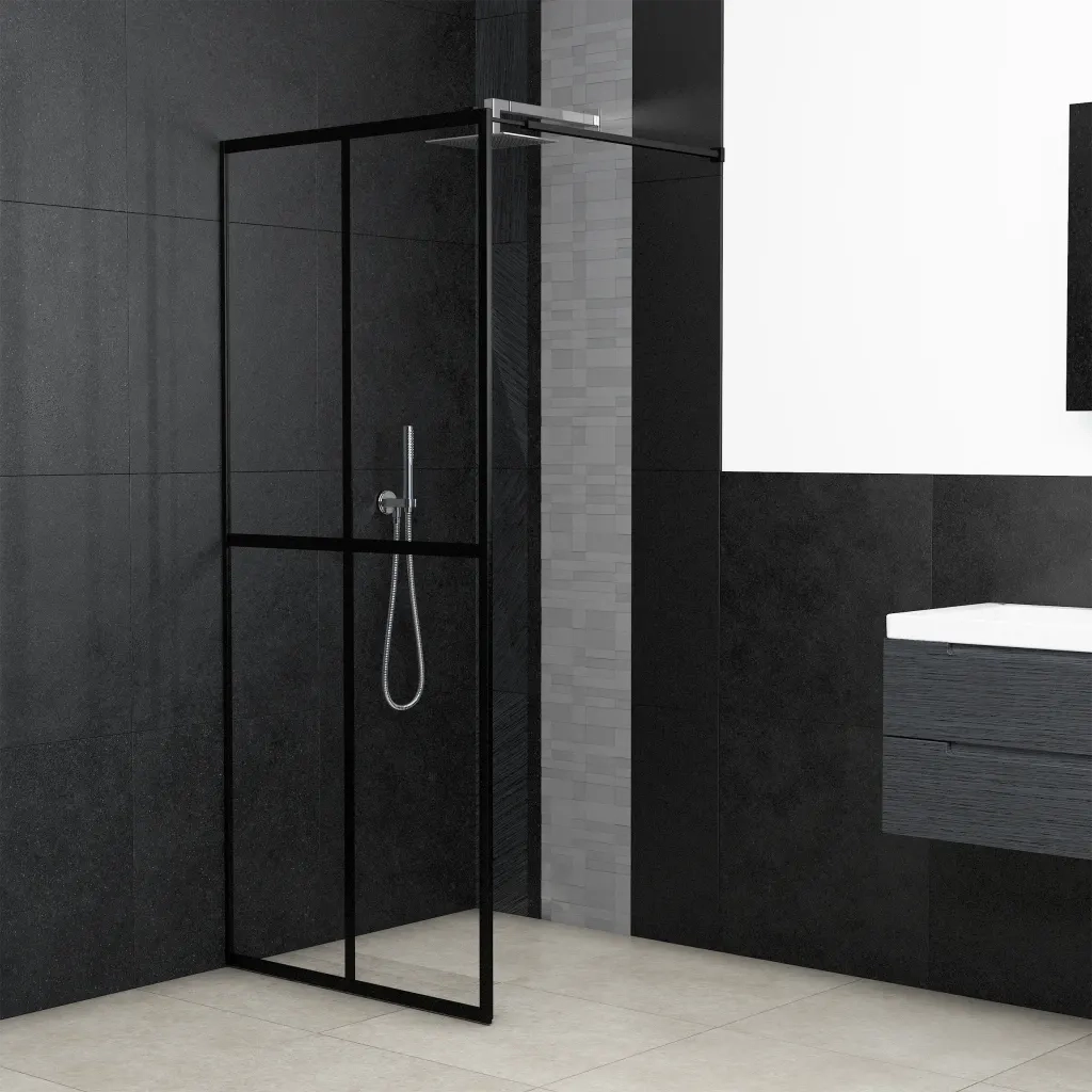 Cabina Doccia con Vetro Temperato Trasparente 100x195 cm CFW4288779