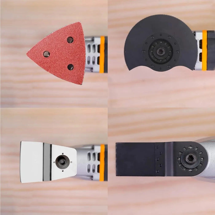 Strumento multifunzione a batteria al litio da 20v con kit accessori incluso