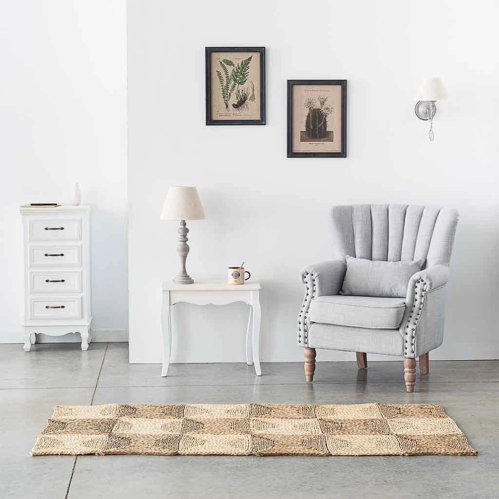 Cassettiera in legno bianco 40x30x82h