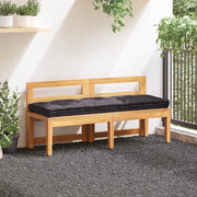 Cuscino per Pallet e Pavimento in Cotone 120x40x7 cm Antracite 48675