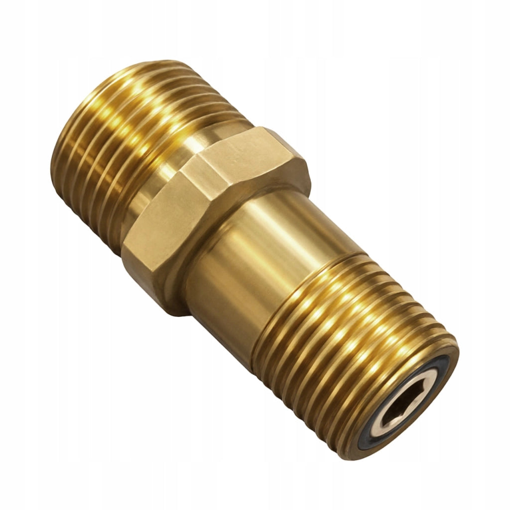 Adattatore Ugello M22 M a M18 – Ottone di Alta Qualità | Compatibile con Idropulitrici Kärcher e Kranzle