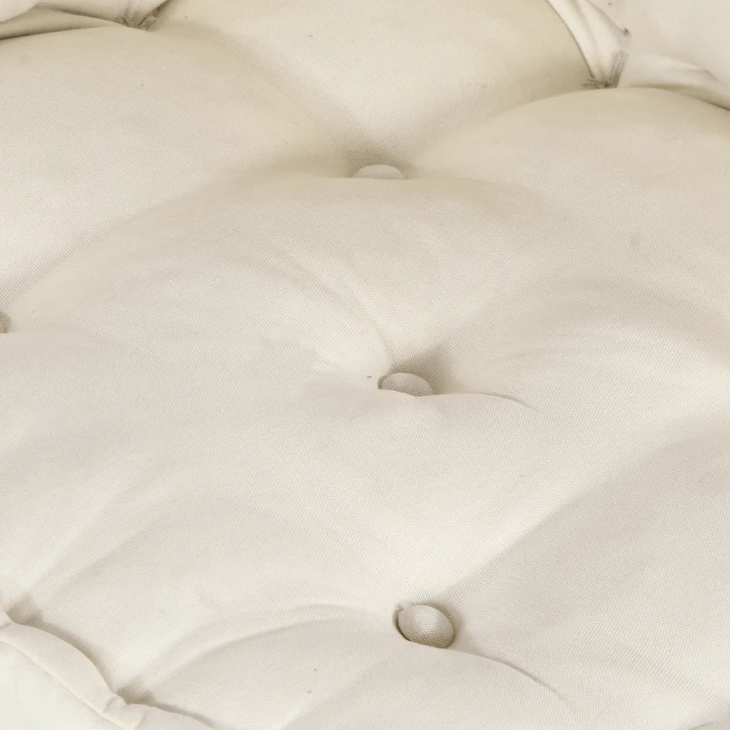 Divano Componibile-Sofa Modulare-Divanetto Crema 70x70x54 in Tessuto 365668