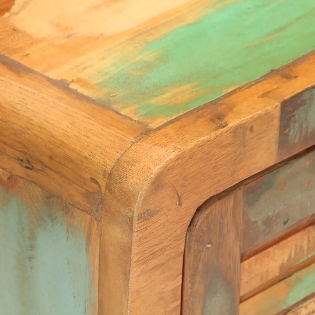 Comodino 40x30x50 cm in Legno Massello di Recupero cod mxl 30200