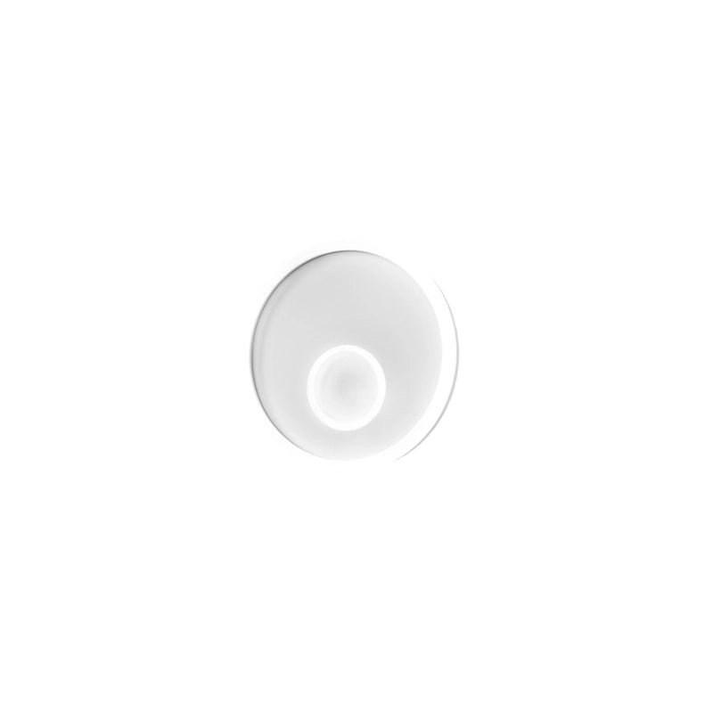 Applique Melania led 40W bianca, 1700lm, luce calda 3000K, alluminio e metacrilato satinato, IP20, design moderno d.40cm