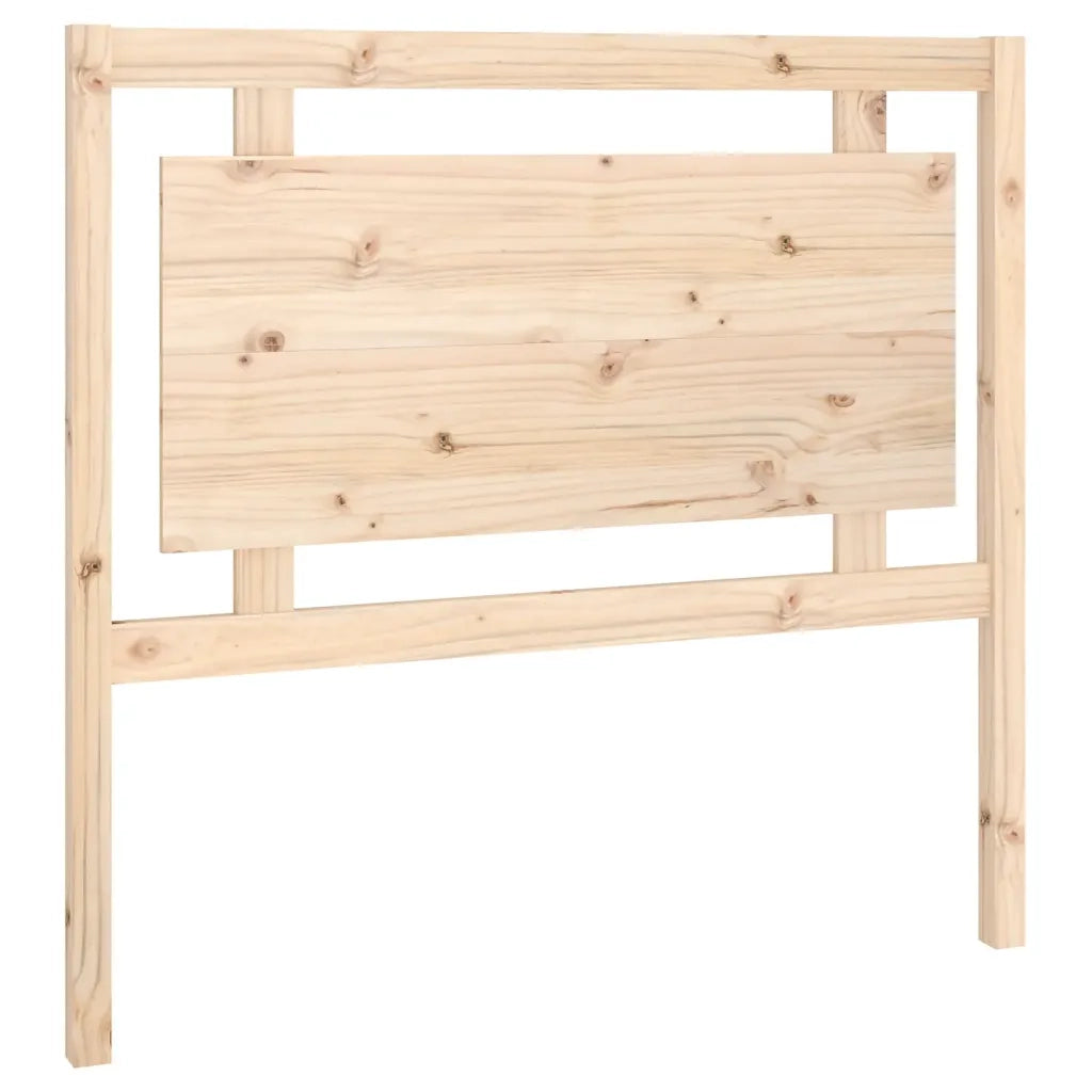 Testiera per Letto 105,5x4x100 cm in Legno Massello di Pino 817925