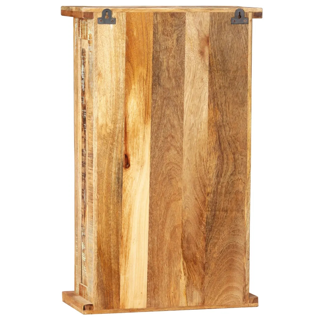 Armadietto a Muro in Legno Massello di Recupero 44x21x72 cm cod mxl 7586