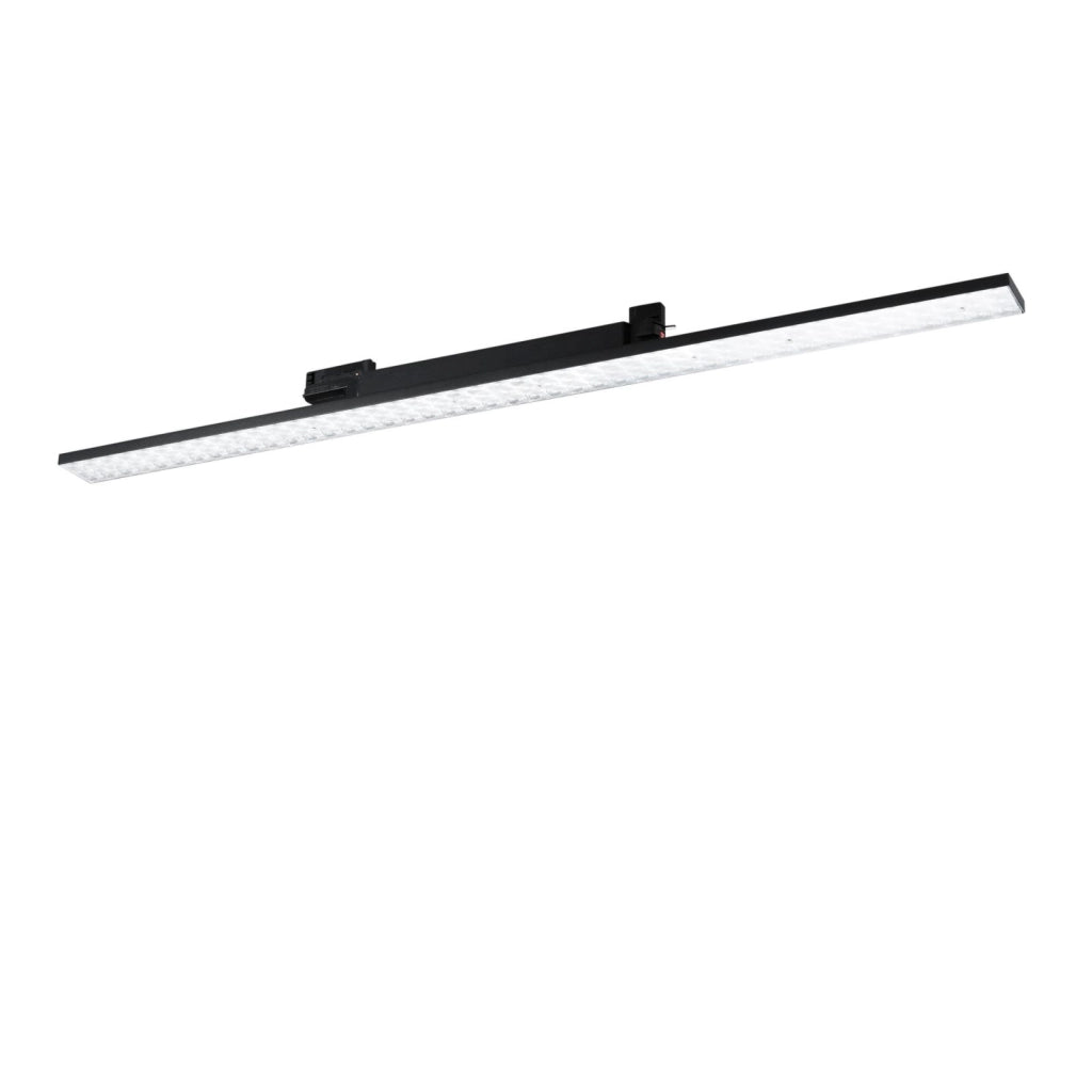 LAMPADA LED LINEARE PER BINARIO MAXWELL NERO 48W 6500LM 4000K 115,16X6,47X7,29CM