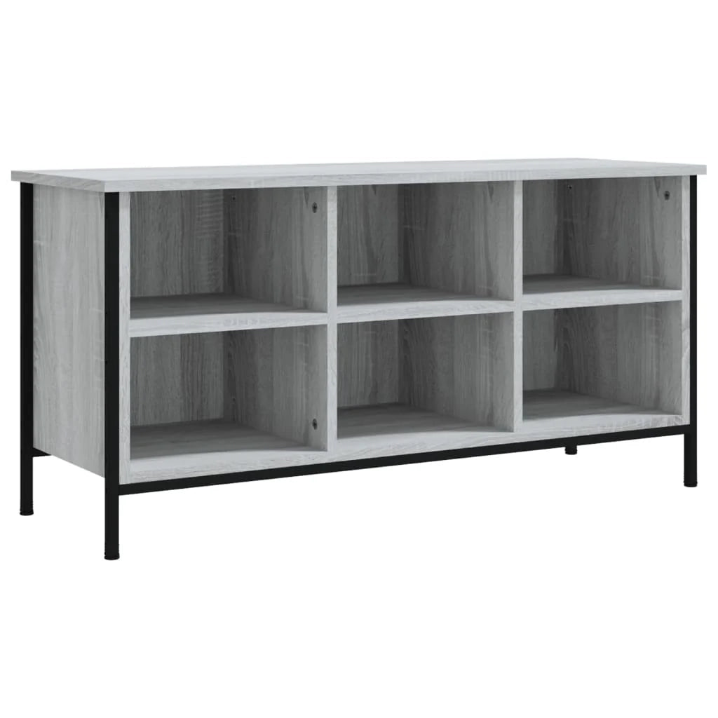 Scarpiera mobile contenitore per scarpe mobile per ingresso/corridoio/soggiorno design Sonoma 100 x 35 x 50 cm legno ingegnerizzato grigio 02_0022042