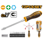 SET 12 PZ CACCIAVITE FLESSIBILE C/INSERTI