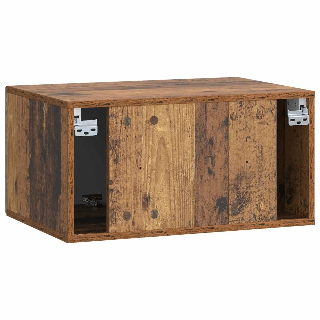 Mobile Porta TV da Muro Legno antico 59,5 x 41 x 30 cm
