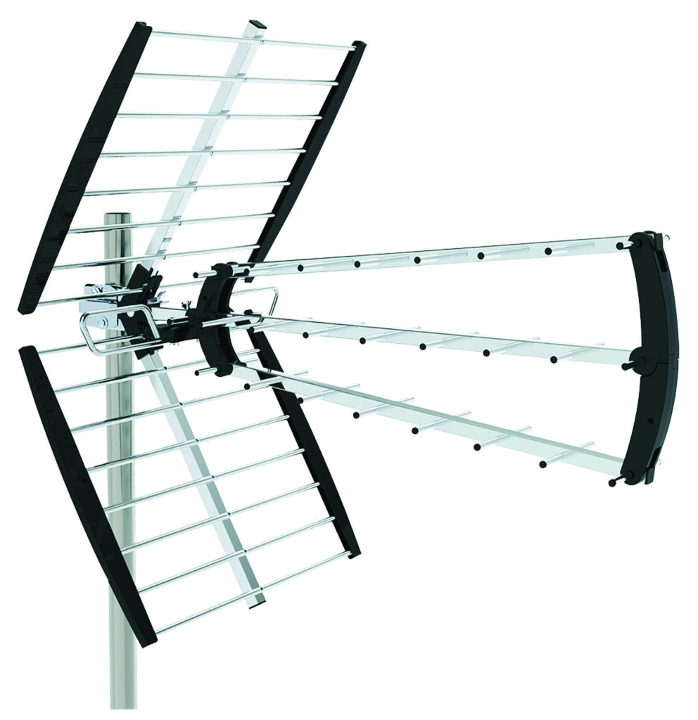 ANTENNA DIRETTIVA UHF ALTO GUADAGNO ATTACCO F CON FILTRO LTE 21 ELEMENTI -414034