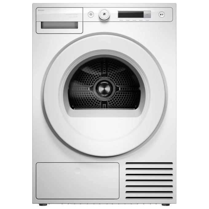 Asko asciugatrice a pompa di calore T108HW, 8 kg, libera installazione, cestello inox, classe C, bianco, Classic