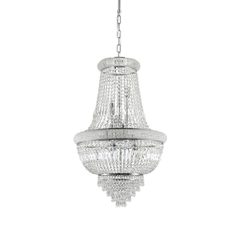 Lampada A Sospensione Dubai Sp10 Cromo Ideal-Lux