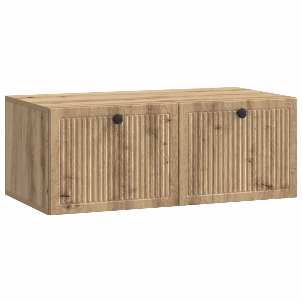 Mobile Porta TV da Muro Rovere Artigianale 78,5 x 41 x 30 cm 898014
