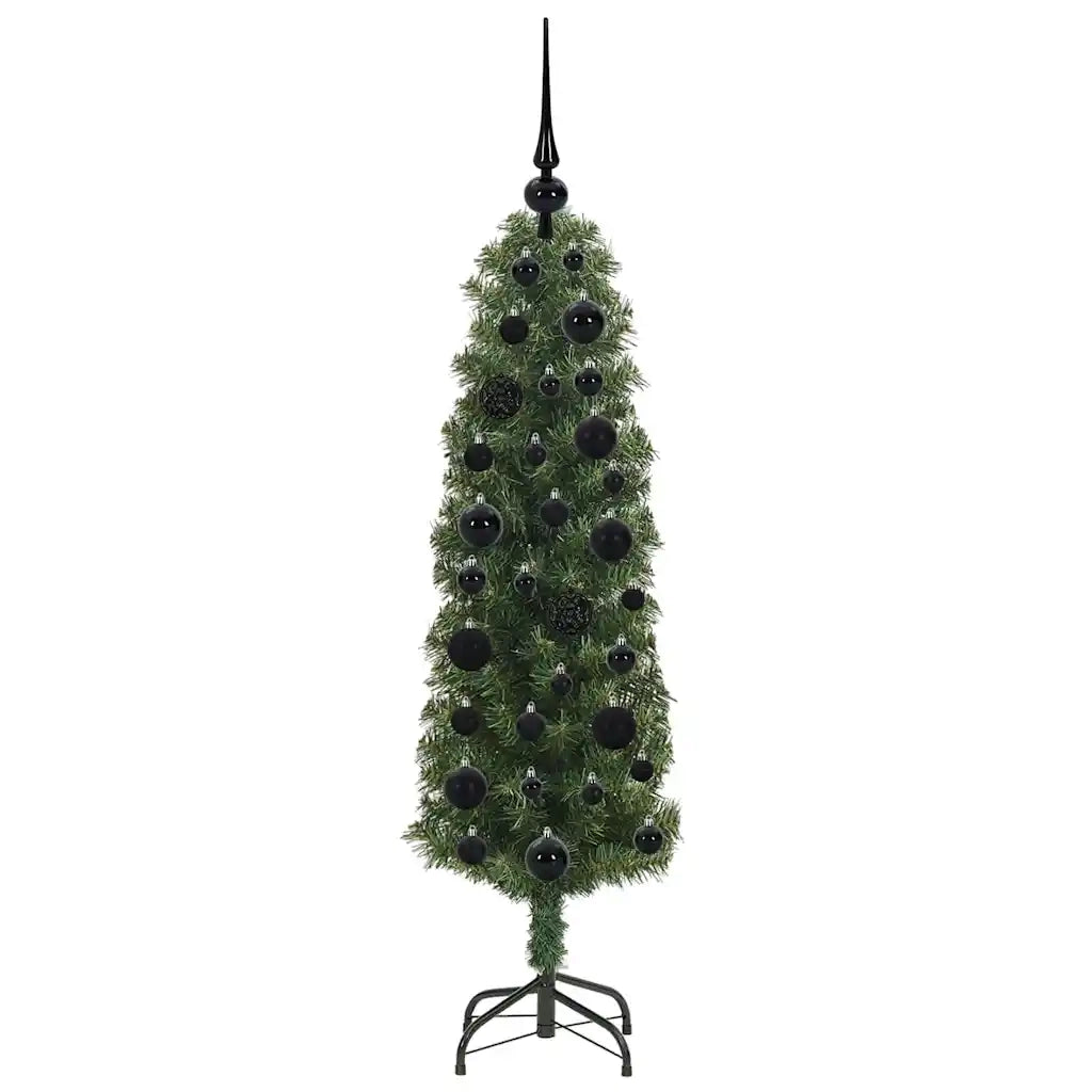 Albero di Natale | Decorazioni natalizie artificiale con 150 LED Verde 120 cm