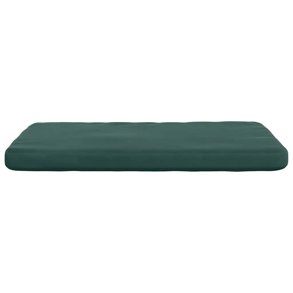 Cuscini per Seduta 4 pcs Verde Scuro 40 x 40 x 3 cm Velluto