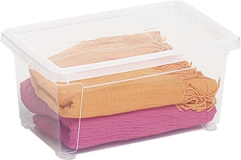 CONTENITORE BOX IN PLASTICA 30 X 20 X H13 TRASPARENTE