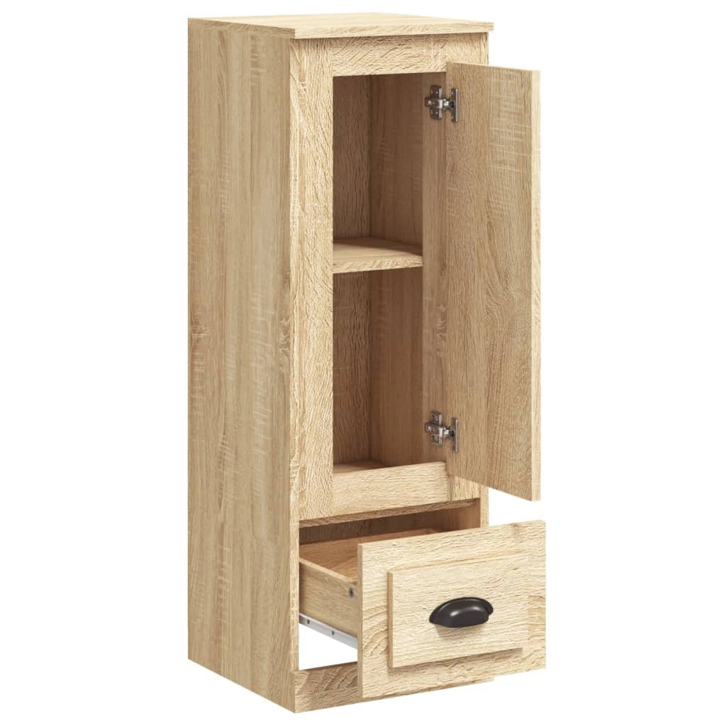 Buffet credenza cassettiera mobiletto mobile contenitore organizer cucina soggiorno salotto rovere Sonoma alto 36 x 35,5 x 103,5 cm legno ingegnerizzato marrone 02_0034053