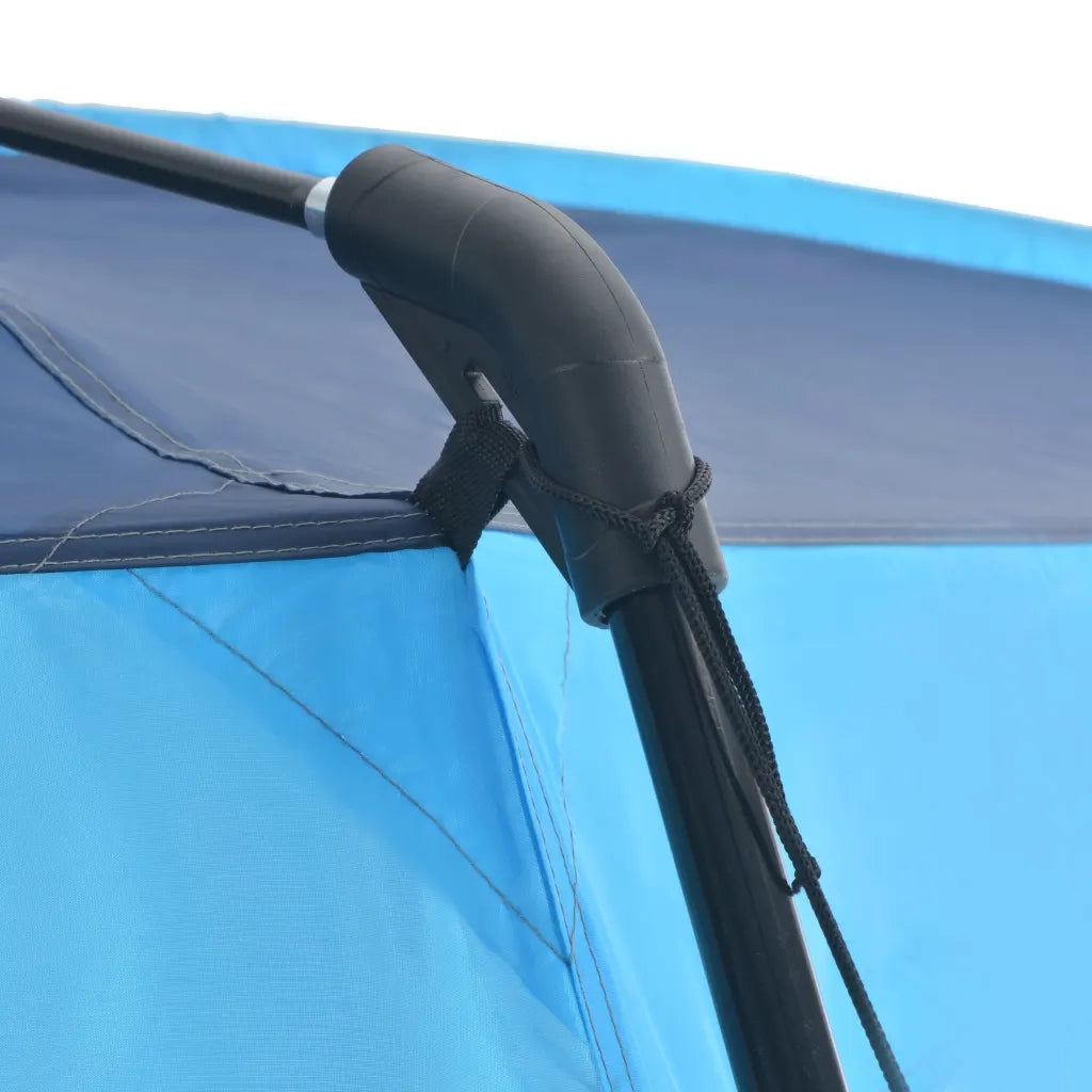 Tenda per Piscina in Tessuto 500x433x250 cm Blu 91574