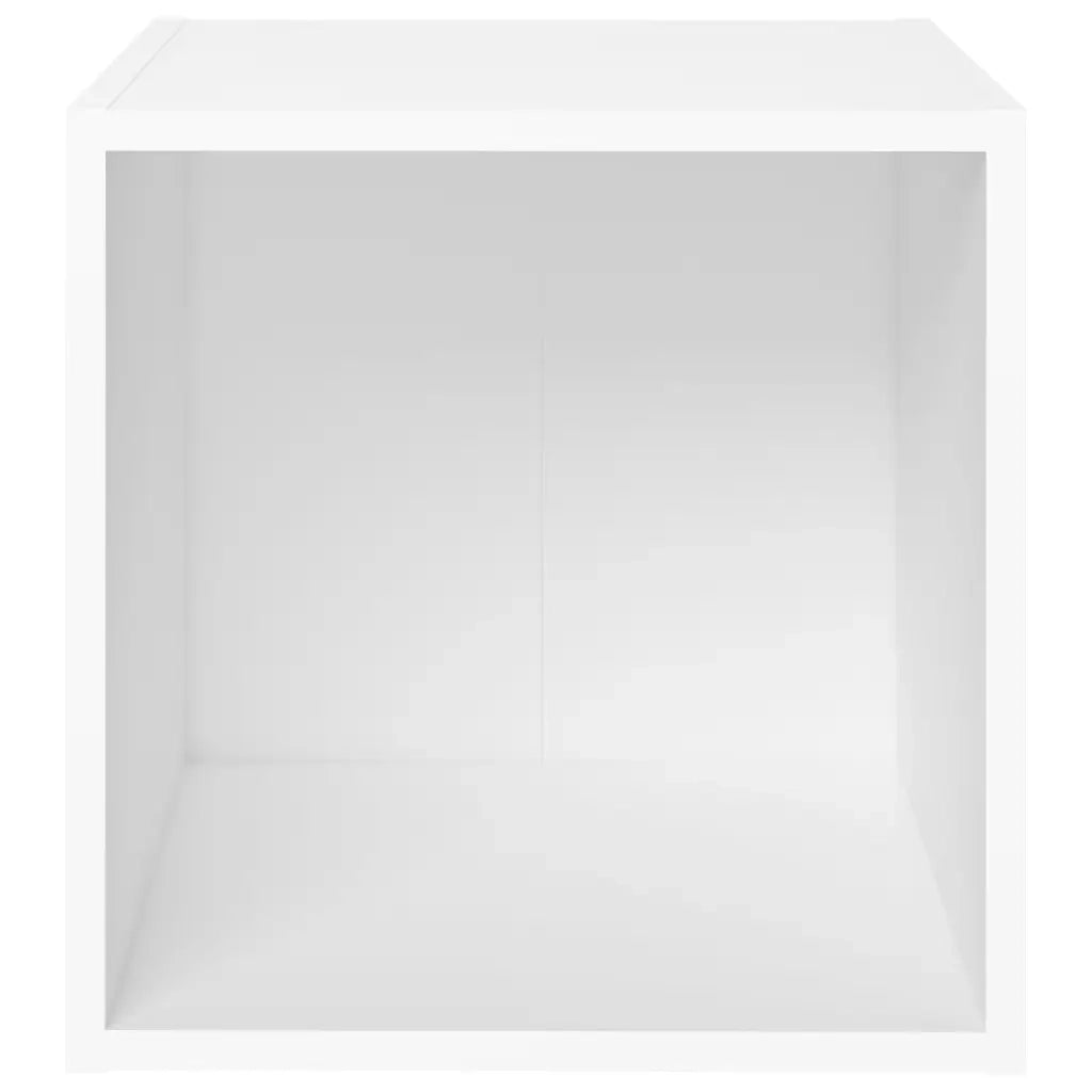 Mobili Porta TV 2 pz Bianco 37x35x37 cm in Legno Multistrato cod mxl 6739