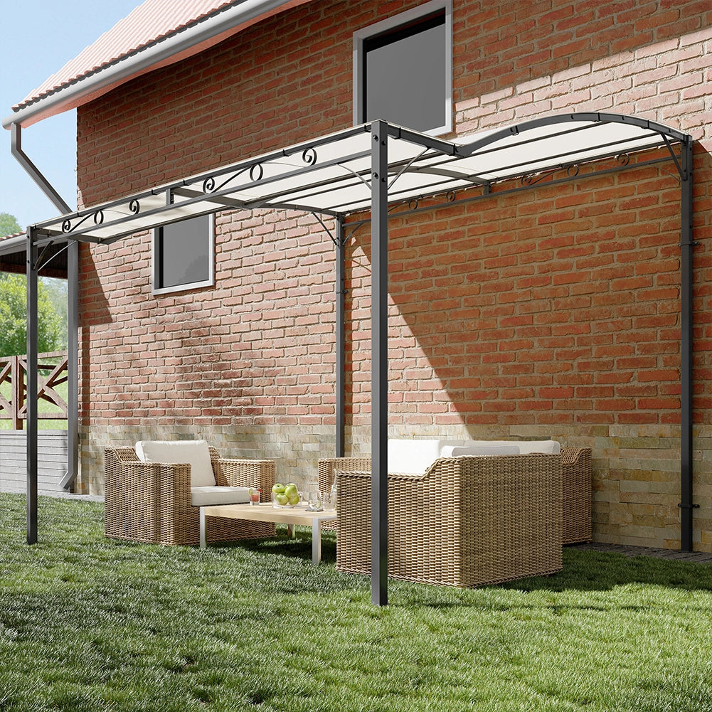 Gazebo Pergola 3 x 2,5 m da Esterno Rivestimento Anti UV Resistente alle Intemperie