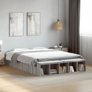 Giroletto-Struttura Letto Grigio Sonoma 140x200 cm in Legno Multistrato 470954