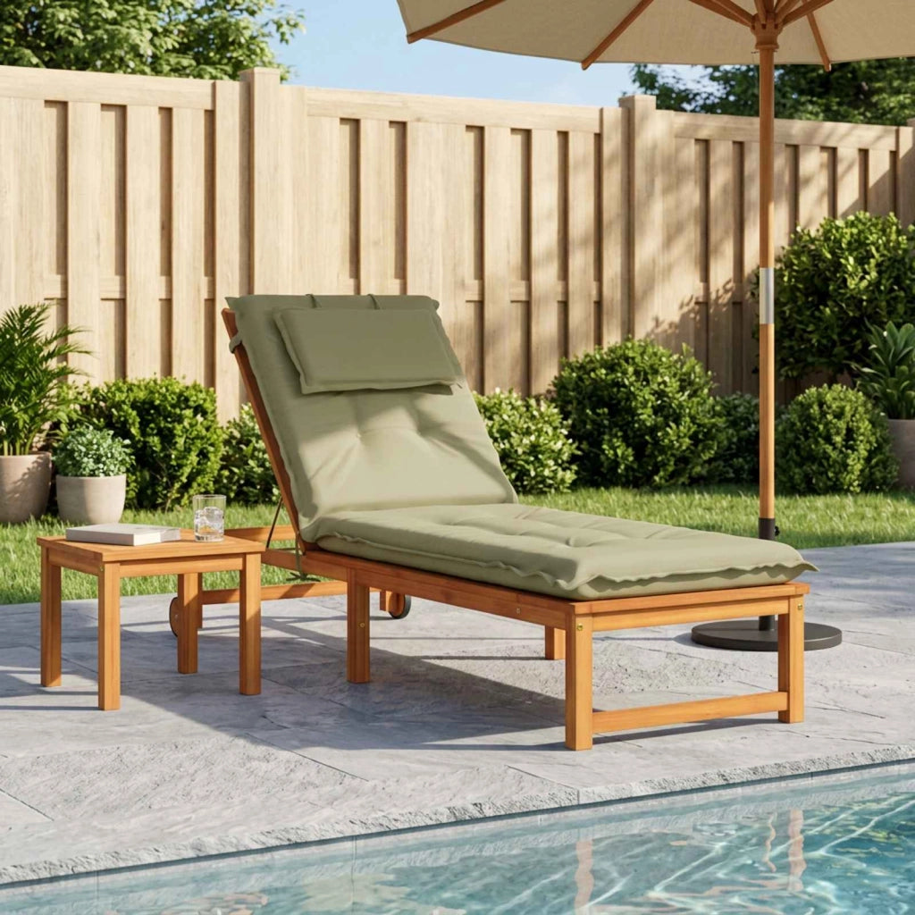 Cuscino per Lettino GEMERT 100% Poliestere Verde chiaro 947515