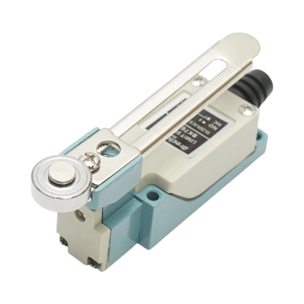 Finecorsa con braccio regolabile e rullo NO+NC 250V AC 5A/115V DC 0,4A Breckner Germany