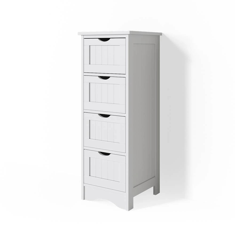 Vicco Cassettiera da bagno Bianco 30 x 81 cm