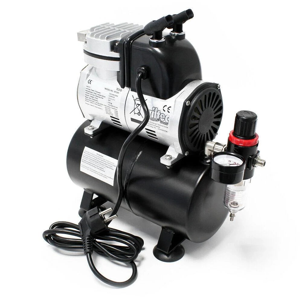 Compressore per aerografo serbatoio regolatore separatore d'acqua 16_0001728