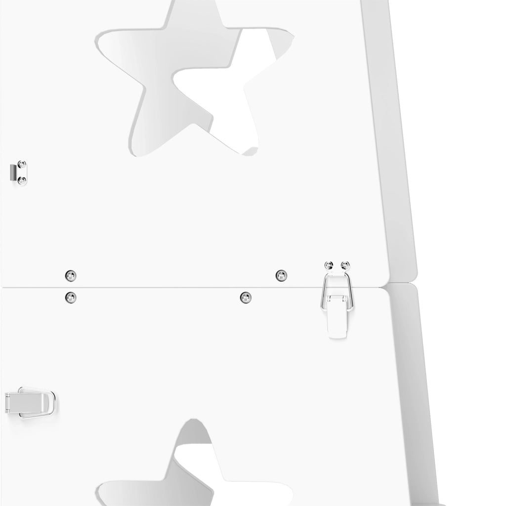 Scala per bambini struttura trapezoidale ¨C zephmum ¨C 60x44.5x86 cm bianco