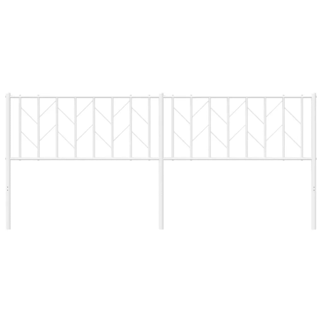 Testiera di Ricambio in Metallo Bianco 200 cm 374524